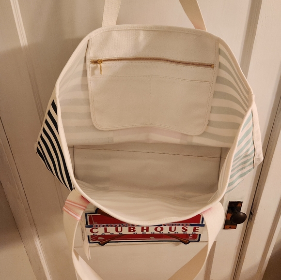 Vineyard Vines Mixed Stripe Large Tote - Picture 4 of 4